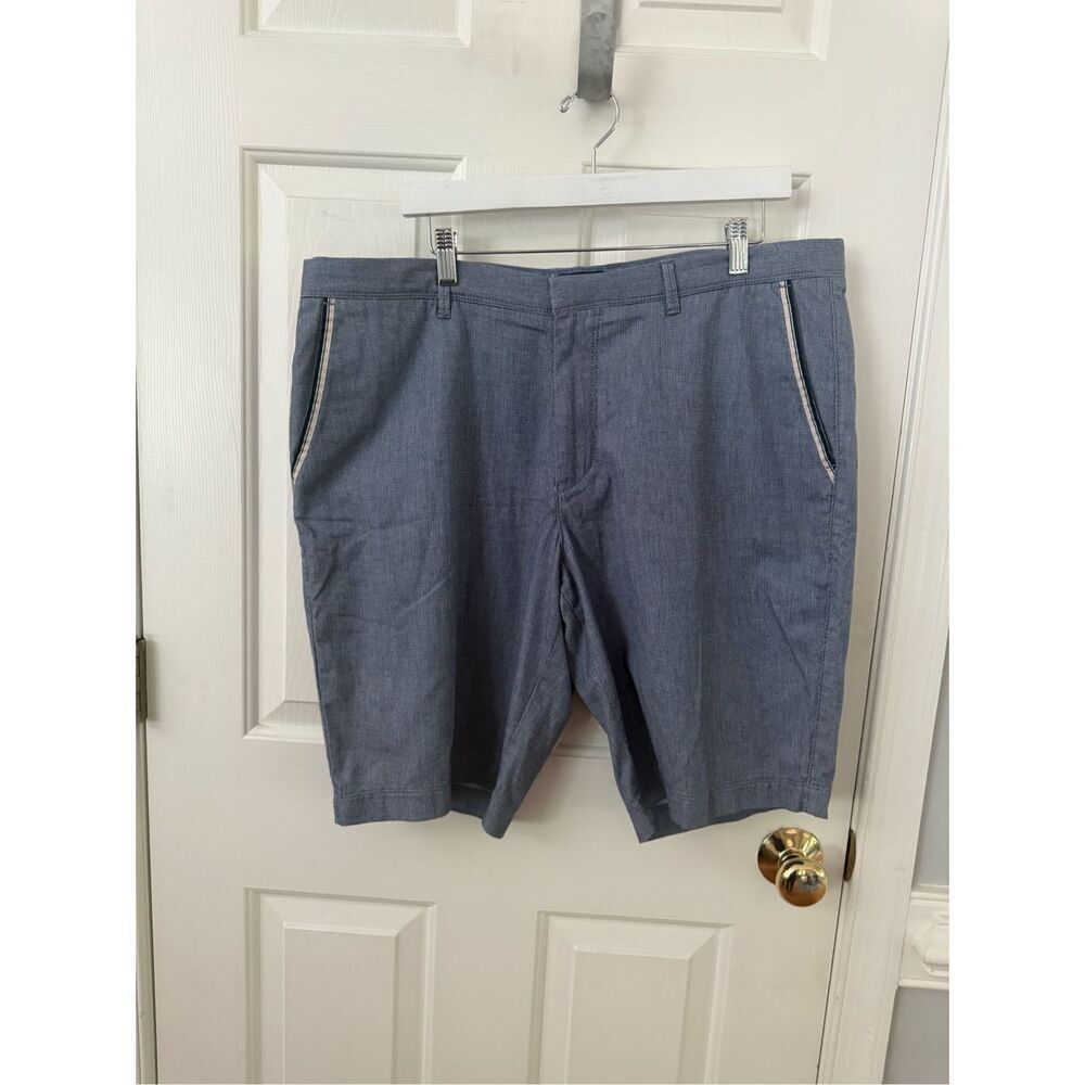 Boss Hugo Boss Blue Stretch Clyde Regular Fit Bermuda Shorts sz 38 EUC
